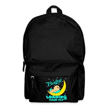 Baby Loading Please Wait Pregnancy Shirt For - Rucksack - Schwarz - Vorne