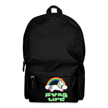 Swag Life Fairy Tale Magic Colorful Myth - Backpack - black - Front
