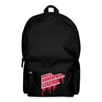 Uncle Godfather Legend Quote - Backpack - black - Front