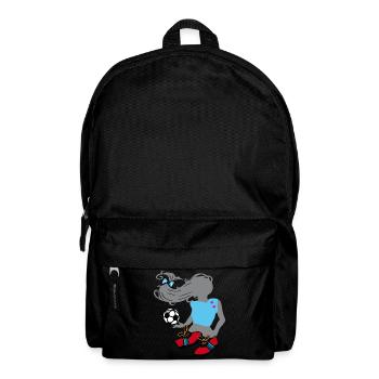 Fußballgirl, Frauenfussball - Rucksack - Schwarz - Vorne