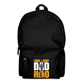 My Father is My Hero - Firefighter - Backpack - black - Front