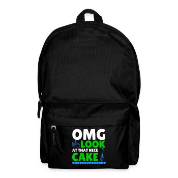 Omg Découvrez ce beau gâteau - Cuisine - Sac à dos - noir - Devant