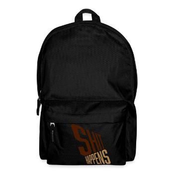 La merde arrive malchance - Sac à dos - noir - Devant