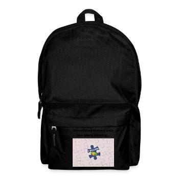 Sometimes there's only something missing MONEY - Rucksack - Schwarz - Vorne
