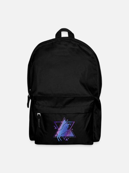 Licorne - Sac à dos - noir