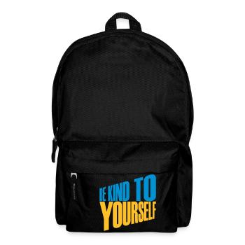 be kind to yourself - Backpack - black - Front