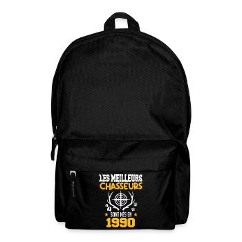 Anniversaire chasseur Née en 1990 - Sac à dos - noir - Devant