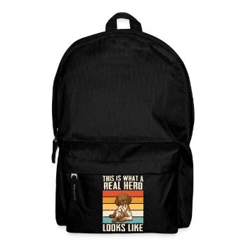 Deutsch Kurzhaar Hund - Rucksack - Schwarz - Vorne
