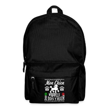 Mon CHIEN m'appelle pour cadeau - Sac à dos - noir - Devant