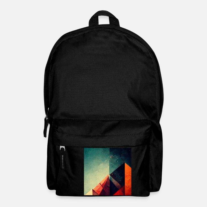 Pyramiden im Kosmos - Rucksack - Schwarz