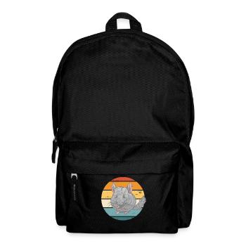 Chinchilla Chinchillas Maus - Rucksack - Schwarz - Vorne