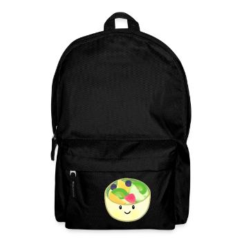 Super sweet happy fruit bowl kawaii - Backpack - black - Front
