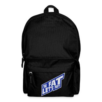 at the fat lets party - Backpack - black - Front