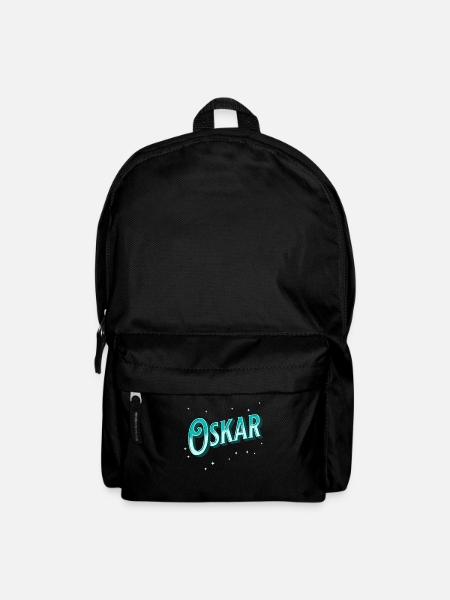 Oskar Namen personalisiert - Rucksack - Schwarz