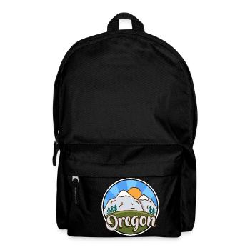 Oregon Nature Sunset Design für stolze Oregonianer - Rucksack - Schwarz - Vorne