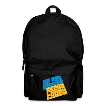 not getting ready today - Rucksack - Schwarz - Vorne