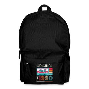 Octobre Vintage 1990 32ème Anniversaire Gift Tape - Sac à dos - noir - Devant