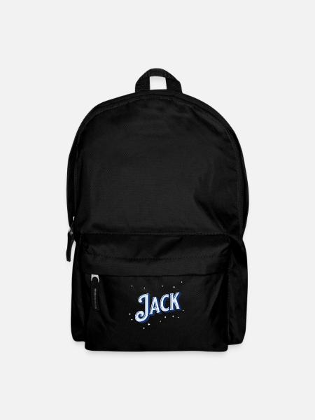 Jack Namen personalisiert - Rucksack - Schwarz