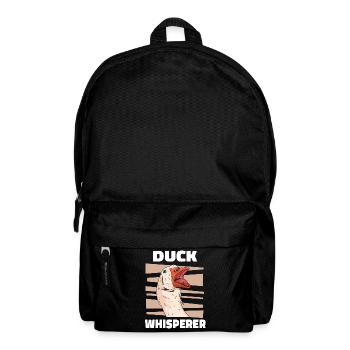 Duck Ducks Bird Animal Quack - Backpack - black - Front