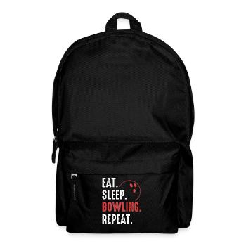 Bowling Bowler Pin Ball Bowling Ball - Sac à dos - noir - Devant
