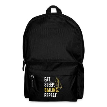 Segelboot Boot Captain Sail - Rucksack - Schwarz - Vorne
