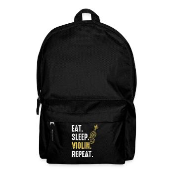 Violine Geige Violinist Instrument - Rucksack - Schwarz - Vorne