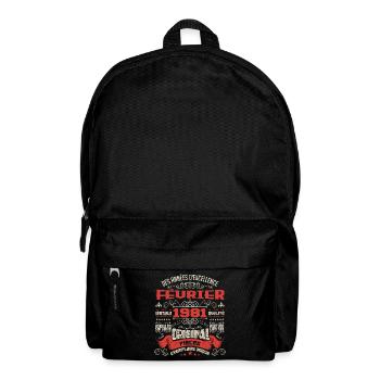 Février 1981 | Des Années D'excellence - Sac à dos - noir - Devant
