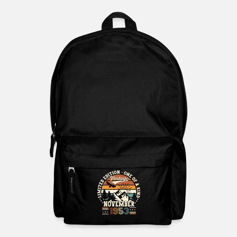 Original November 1953 69. Geburtstag Geschenk - Rucksack - Schwarz