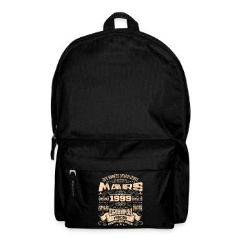 Anniversaire Vintage Né(e) en Mars 1999 - Sac à dos - noir - Devant