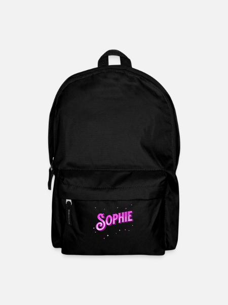 Sophie Namen personalisiert - Rucksack - Schwarz