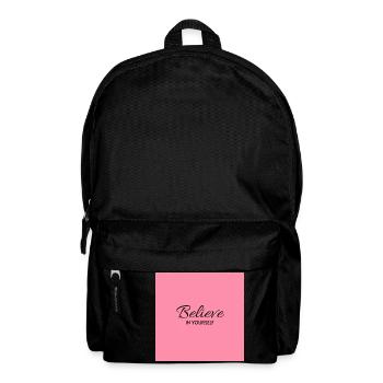 Believe in Yourself - Backpack - black - Front