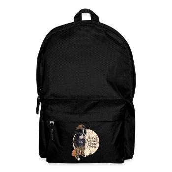 Funny Bulldog Dogs Gift Idea - Backpack - black - Front