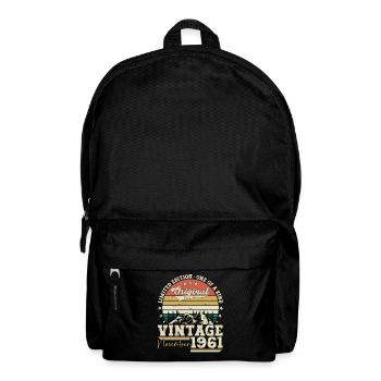 Original November 1961 61st birthday gift - Backpack - black - Front