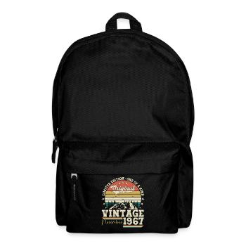 Original November 1967 55th birthday gift - Backpack - black - Front