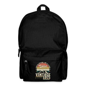 Original November 1971 51st birthday gift - Backpack - black - Front
