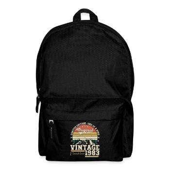 Original novembre 1983 Cadeau du 39e anniversaire - Sac à dos - noir - Devant