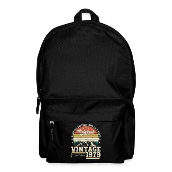 Original novembre 1979 Cadeau du 43e anniversaire - Sac à dos - noir - Devant