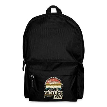 Original novembre 1978 Cadeau du 44e anniversaire - Sac à dos - noir - Devant