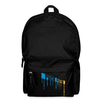 puck futin logo design - Backpack - black - Front