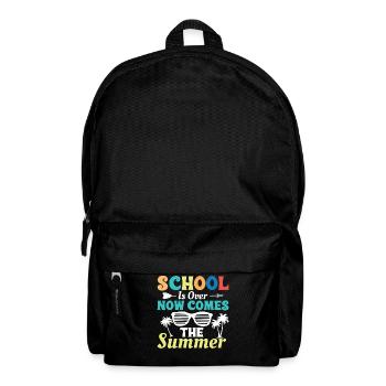 Die Schule Ist Jetzt Vorbei Jetzt Kommt Der Sommer - Rucksack - Schwarz - Vorne