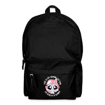 Lapin lapin animal de compagnie lapin - Sac à dos - noir - Devant