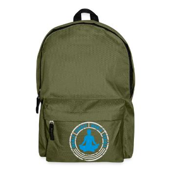 Inspirez expirez Yoga citation - Sac à dos - vert olive - Devant