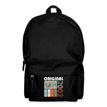 Novembre millésime 2002 20ème anniversaire cadeau - Sac à dos - noir - Devant