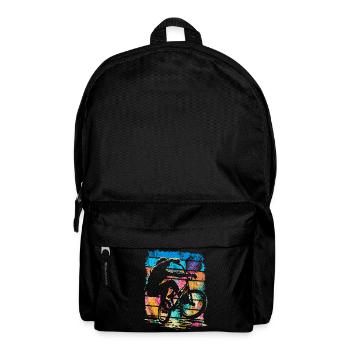 Vintage Bmx Bike - Retro Bmx Bike Colorful - Sac à dos - noir - Devant