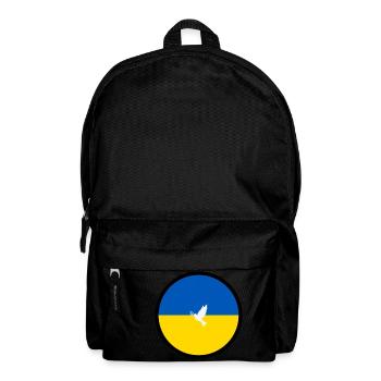 Slava Ukraini za myr - Rucksack - Schwarz - Vorne