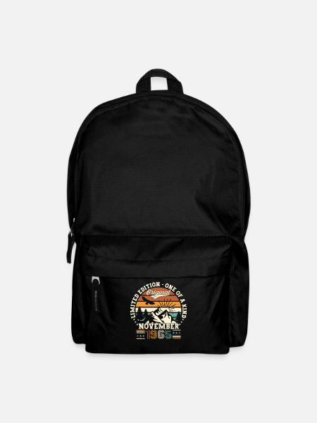 Original November 1965 57. Geburtstag Geschenk - Rucksack - Schwarz
