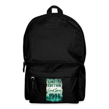 Einzigartig in seiner Art seit 1991 - Rucksack - Schwarz - Vorne