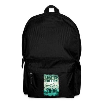 Einzigartig seit 2000 - Rucksack - Schwarz - Vorne