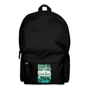 Einzigartig in seiner Art seit 2010 - Rucksack - Schwarz - Vorne