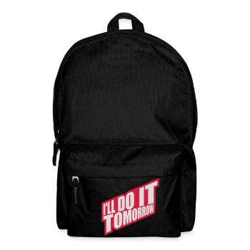 Citation de Do It Tomorrow - Sac à dos - noir - Devant